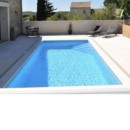 Winemaker's House With Pool Near The Sea Saint-Genies-de-Fontedit