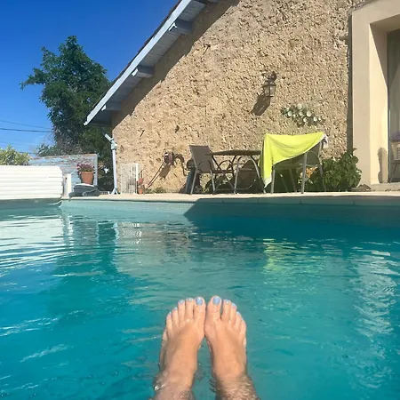 Winemaker's House With Pool Near The Sea Saint-Genies-de-Fontedit